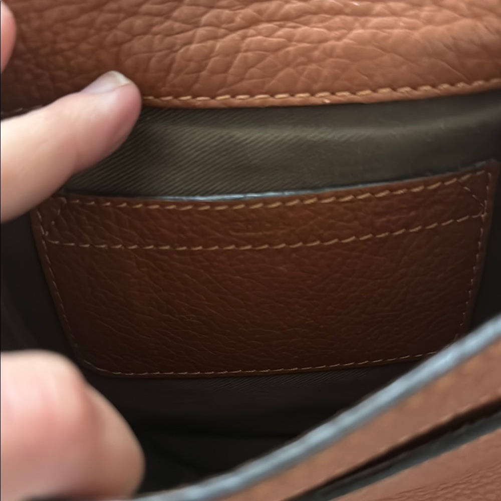Chloe Marcie Small Saddle Bag Tan - Picture 6 of 8
